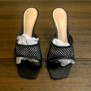 Porte & Paire 39.5 mesh sandals